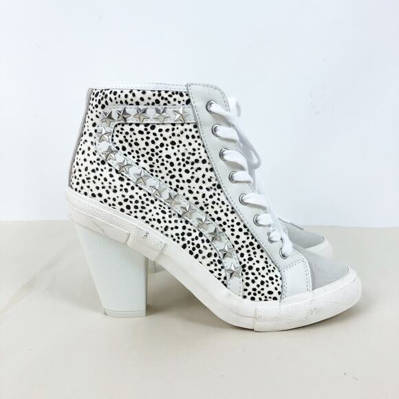 Vintage Havana Womens Wild Chita Remiee Boots 10 White Studded Snakeskin EUC - Picture 2 of 13